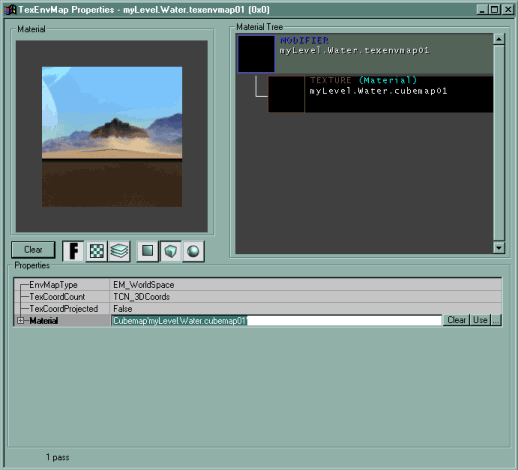 TexEnvMap Property Window