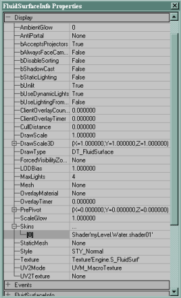 FluidSurfaceInfo Properties